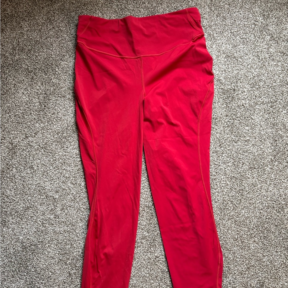 lululemon athletica Red Leggings